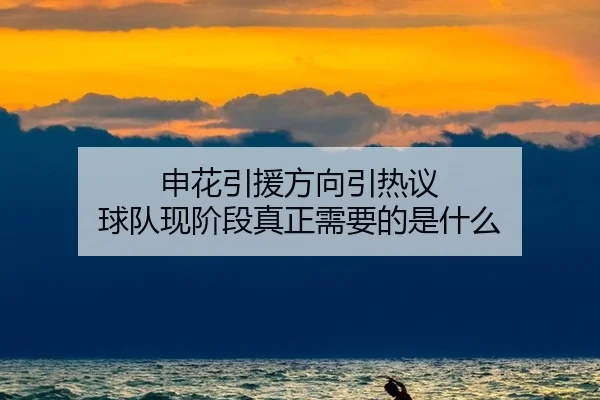 申花引援方向引热议 球队现阶段真正需要的是什么